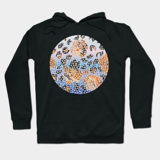 Colourful gradient unique flowers leopard stripes abstract modern 228 Pattern Hoodie